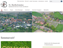 Tablet Screenshot of kirche-essen.com